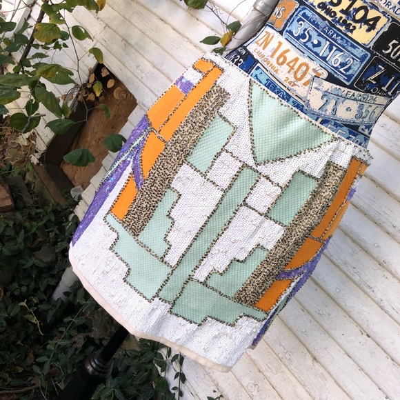 verty Dresses & Skirts - 5 for $25 Verty sequin art deco skirt sz L